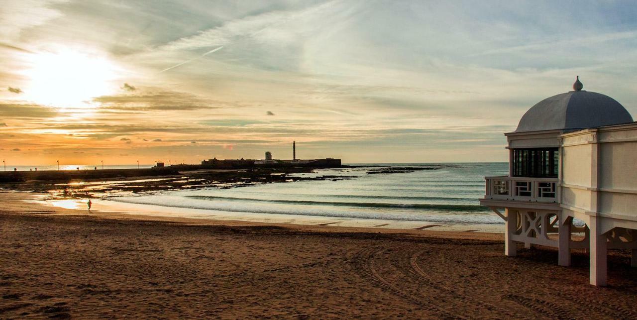 Caleta Beach Cadiz Bagian luar foto