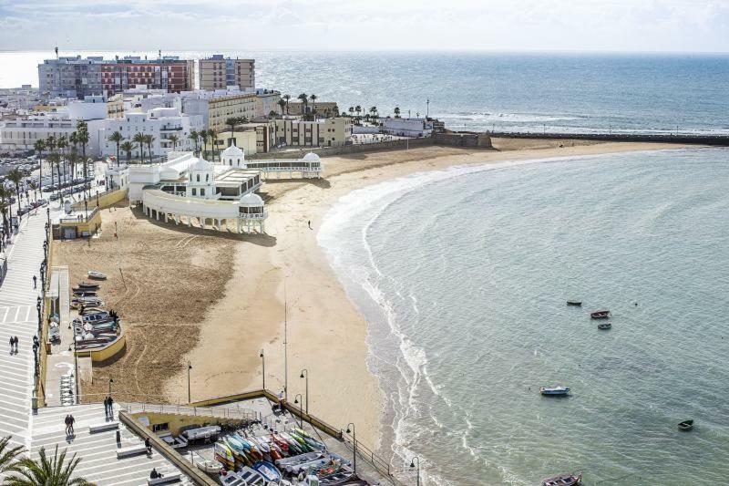 Caleta Beach Cadiz Bagian luar foto